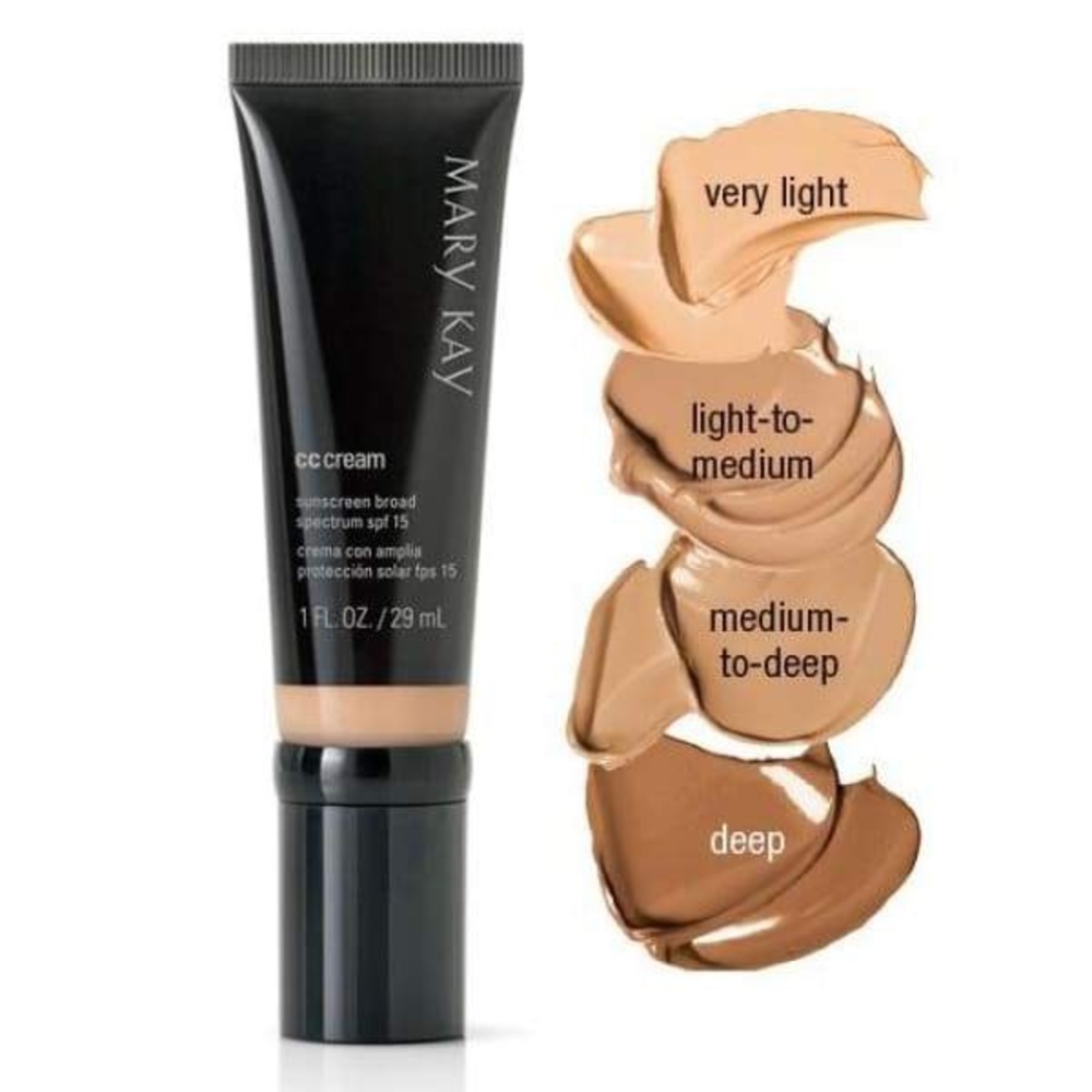 NWT Mary Kay Sunscreen Broad Spectrum CC Cream Lgt-Md